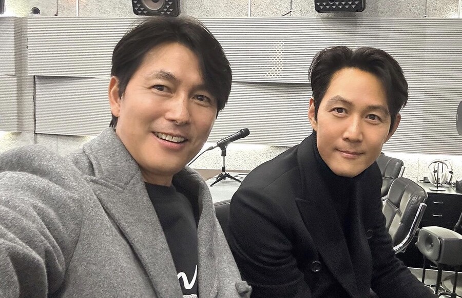 ▲ 정우성(왼쪽), 이정재. 출처ㅣ정우성 인스타그램
