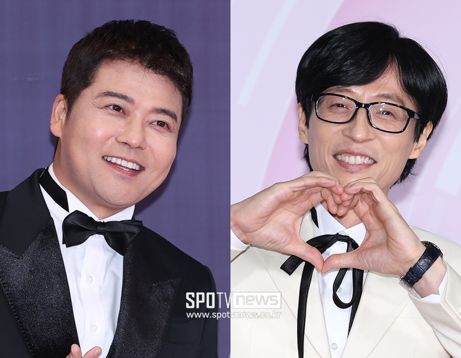 ▲ 전현무(왼쪽), 유재석. ⓒ곽혜미 기자