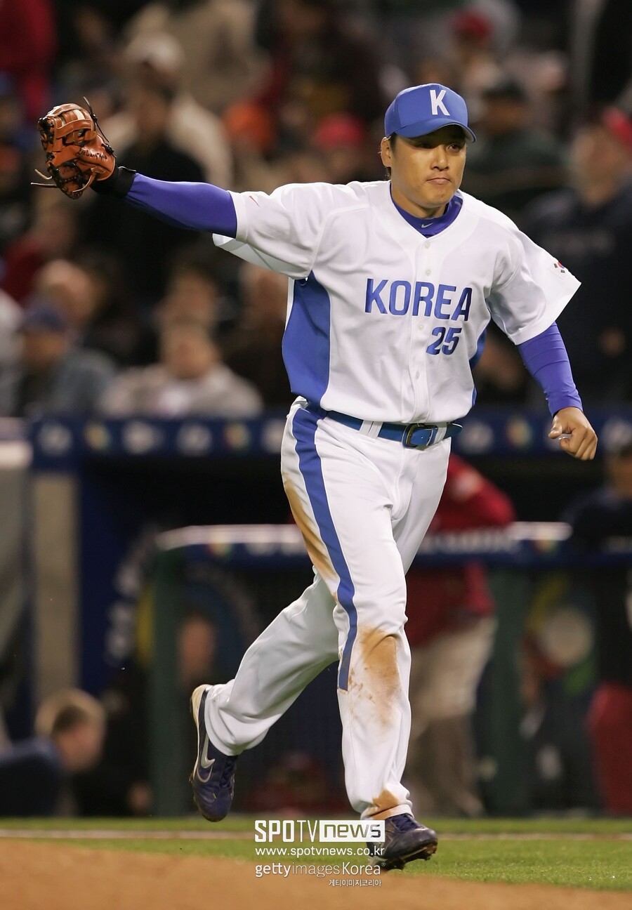 ▲2006년 WBC 대표팀 이승엽.
