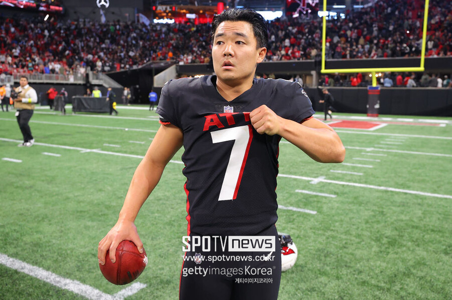 ▲ NFL 애틀랜타 팰컨스의 키커 구영회