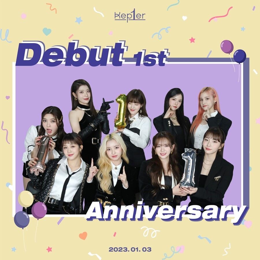 케플러, 데뷔 1주년 "믿기지 않아, 더 달려 성장하는 모습 보여드릴 것"