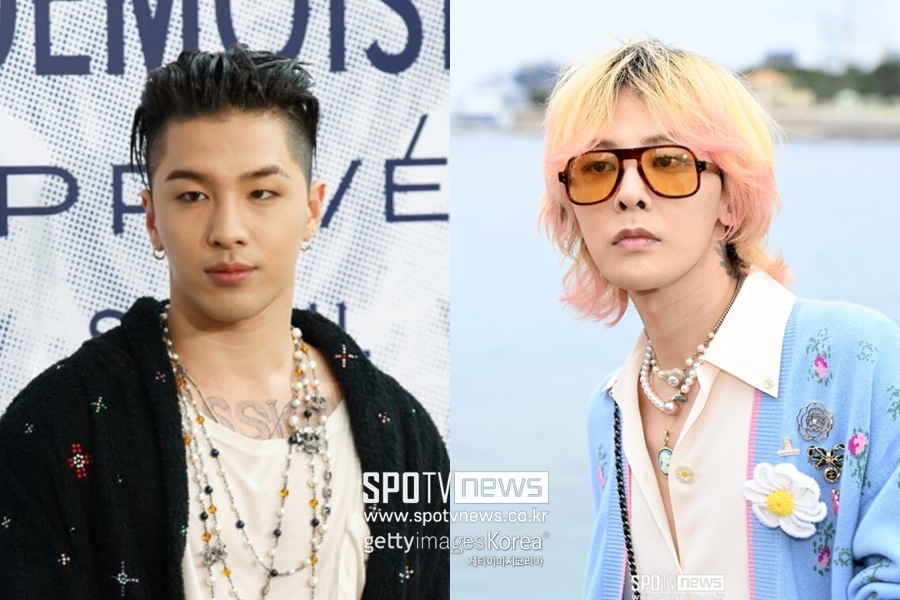 ▲ 태양(왼쪽), 지드래곤.  ⓒ곽혜미 기자,  ⓒgettyimages