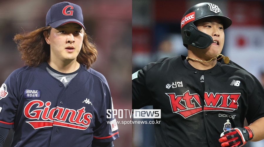 ▲ WBC 대표팀에 승선한 김원중(왼쪽)과 강백호 ⓒ곽혜미 기자