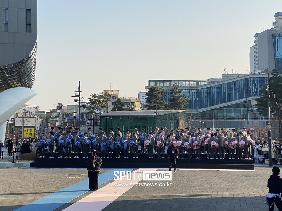 ▲ '보이즈 플래닛' 출연진. 최은지 기자 choi00@spotv.net