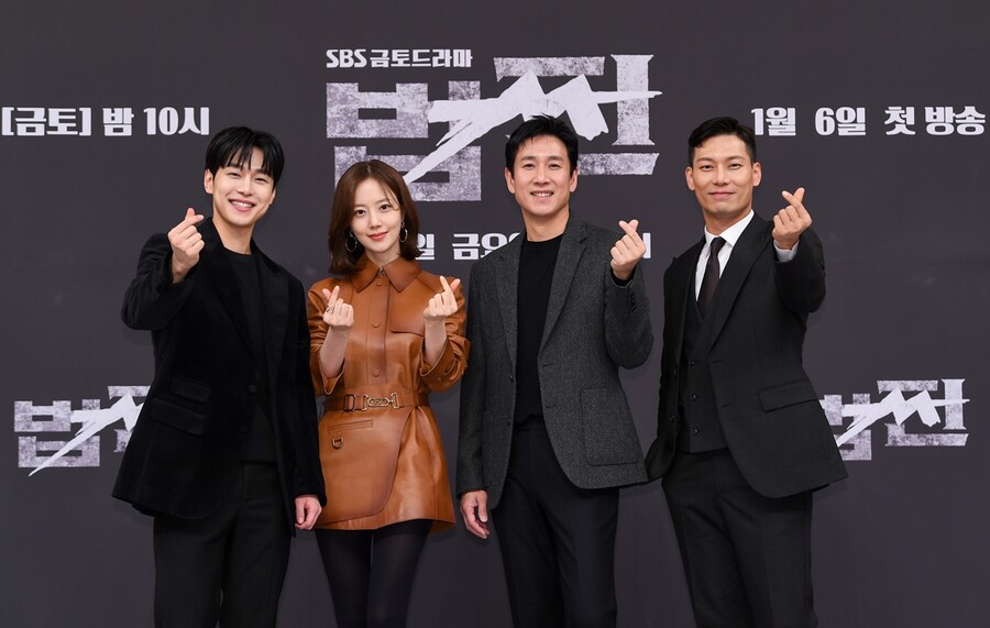 ▲ 강유석 문채원 이선균 박훈(왼쪽부터). 제공| SBS