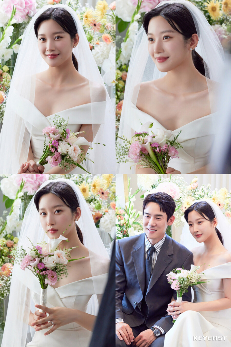 '사랑의 이해' 문가영, 유연석과 결혼하나…웨딩드레스 자태 '환상'