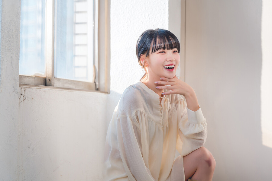 ▲ 르세라핌 멤버 김채원. 제공| 왓챠 '다음 빈칸을 채우시오'