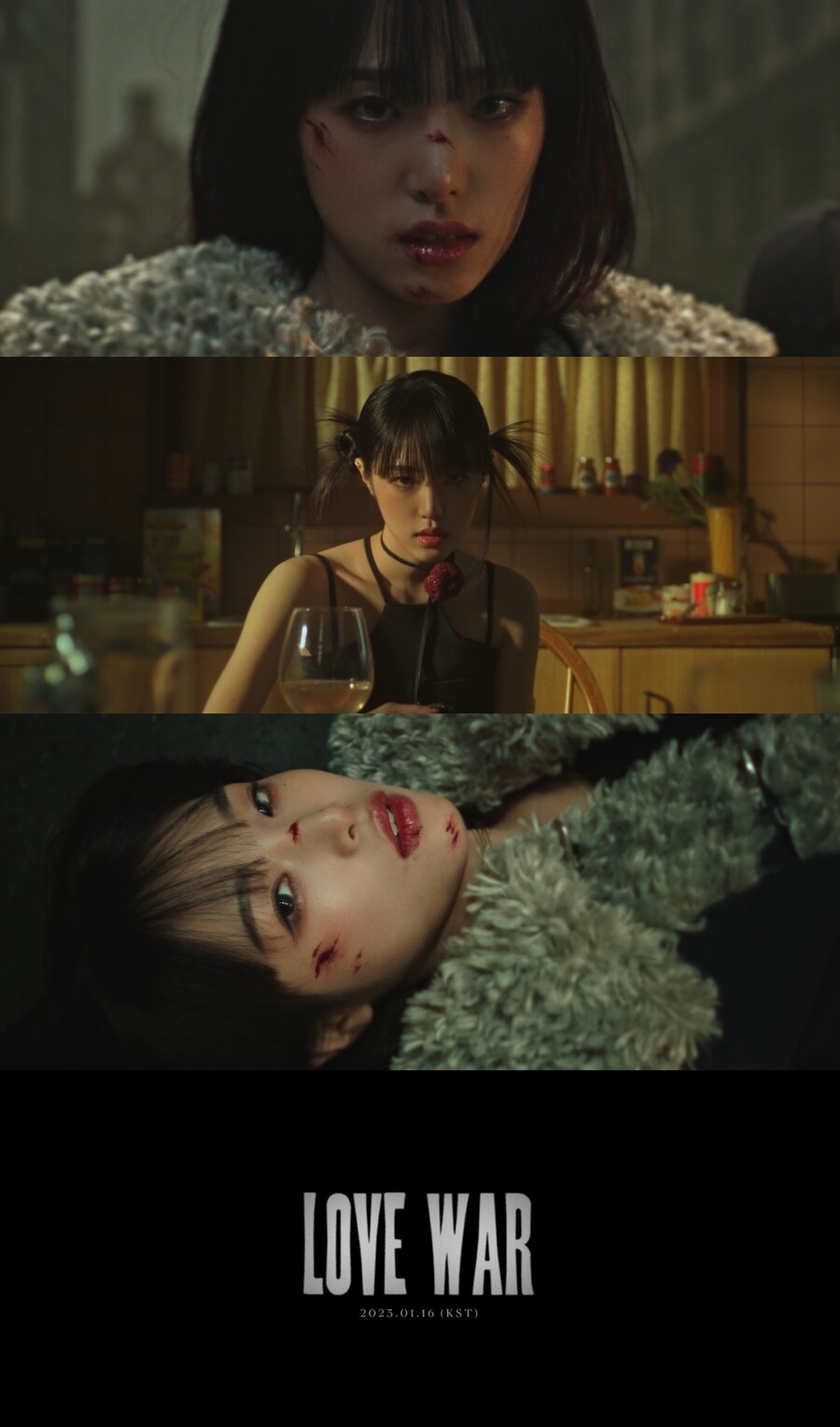 ▲ 최예나 '러브 워' 뮤직비디오 캡처본. 제공ㅣ위에화엔터테인먼트