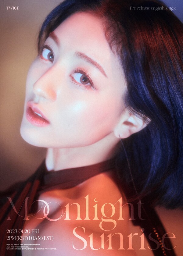 ▲ 트와이스 영어 싱글 '문라이트 선라이즈' 지효 티저. 제공|JYP엔터테인먼트