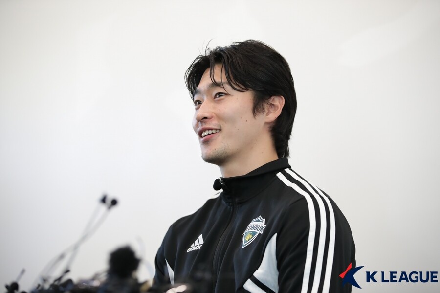 ▲ 전북 현대 중앙 공격수 조규성 ⓒ한국프로축구연맹