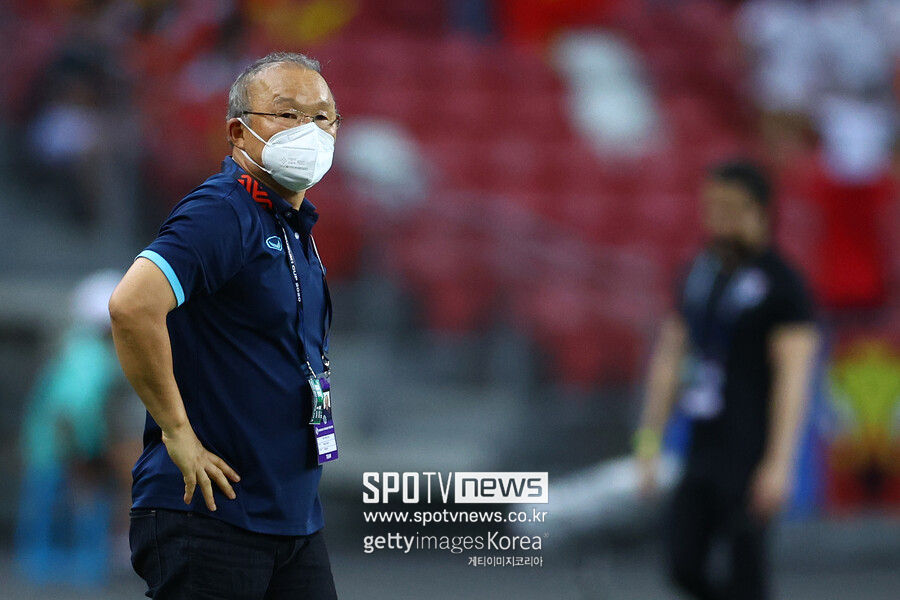 ▲ 베트남 축구대표팀 지도자로서 마지막 2경기를 남겨둔 박항서 감독.