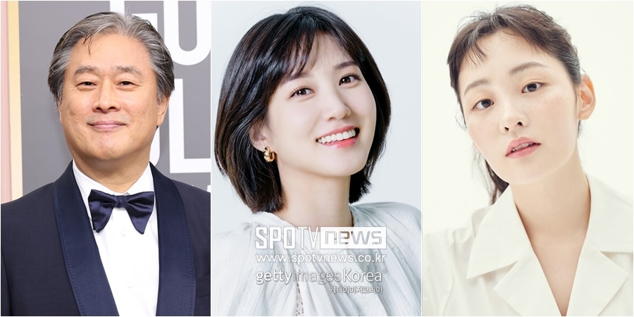 ▲ 왼쪽부터 박찬욱 감독, 박은빈, 김민하. 출처ㅣ게티이미지, 나무엑터스, 사람엔터테인먼트
