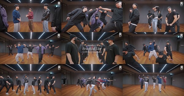 ▲ 몬스타엑스 '뷰티풀 라이어' 댄스영상. 제공|스타쉽엔터테인먼트