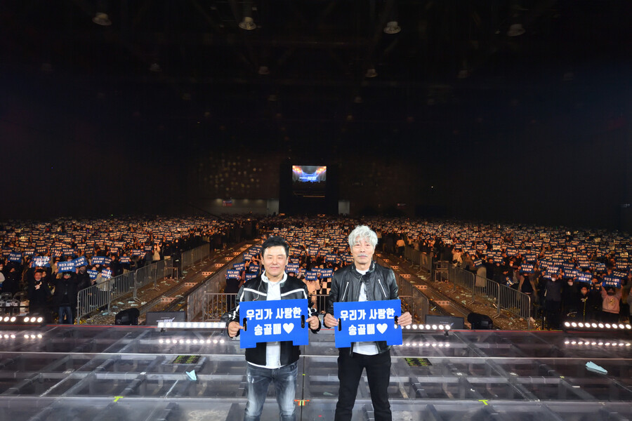 ▲ 'KBS 대기획 송골매 콘서트 40년만의 비행' 구창모, 배철수. 제공| KBS