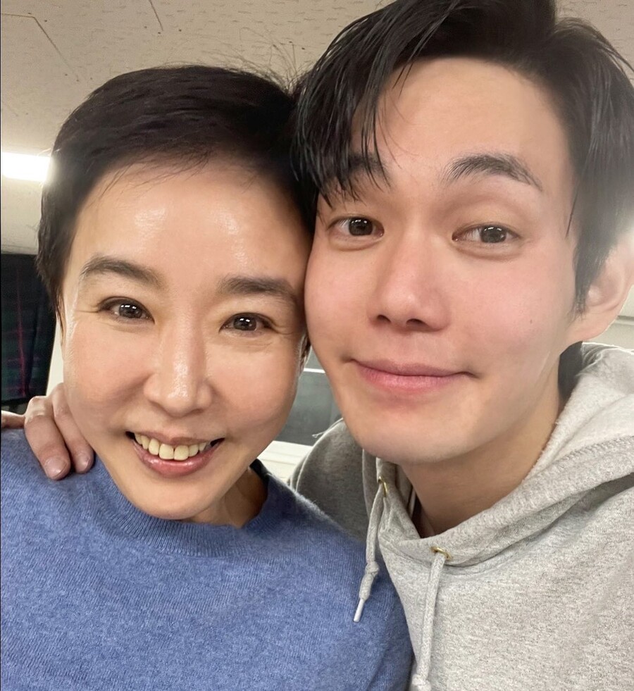 ▲ 고 강수연(왼쪽), 류경수. 출처ㅣ류경수 인스타그램