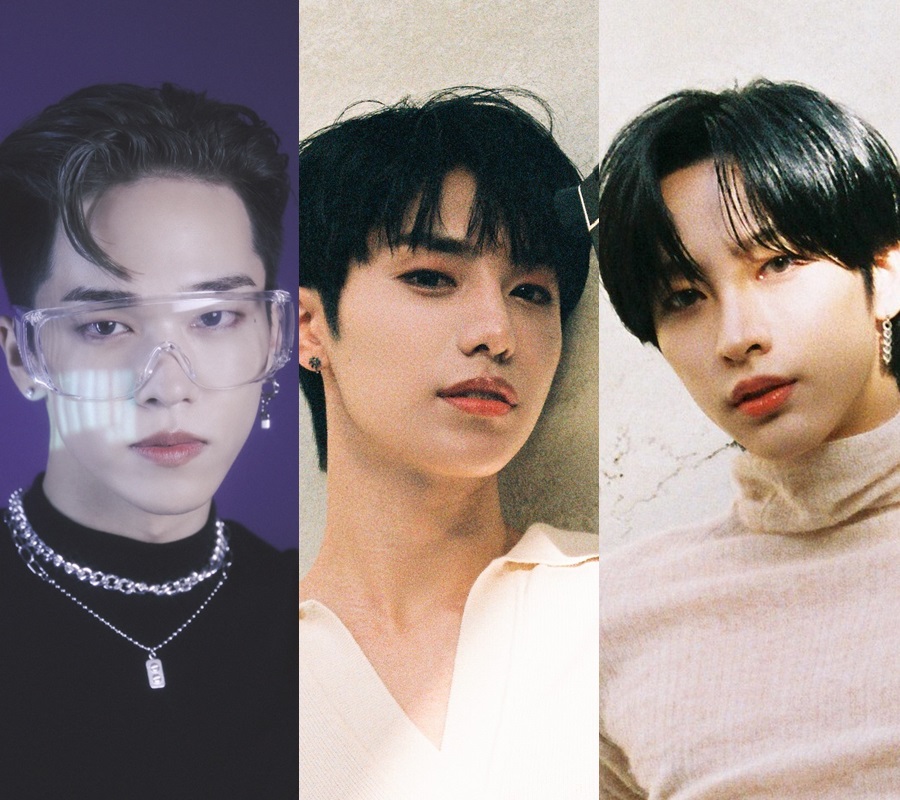 ▲ (왼쪽부터)온앤오프 유, 온리원오브 밀, 나인. 제공|WM엔터테인먼트, 에잇디엔터테인먼트