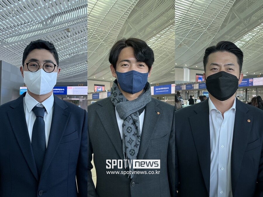 ▲ 왼쪽부터 한화 채은성-이태양-오선진 ⓒ고유라 기자