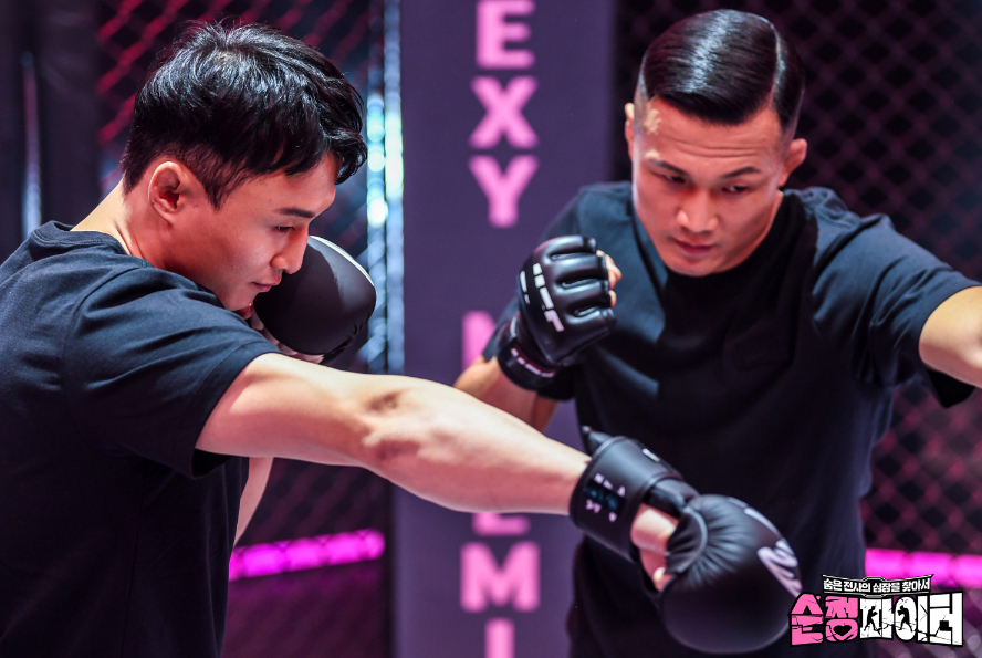 ▲ 정찬성·최두호는 추성훈·김동현과 함께 SBS 예능 프로그램 '순정파이터'에 출연 중이다. ⓒSBS