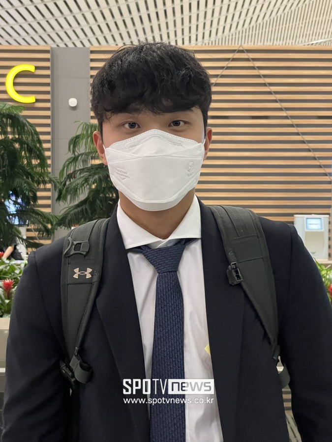 ▲삼성 라이온즈 이재현. ⓒ인천공항, 최민우 기자