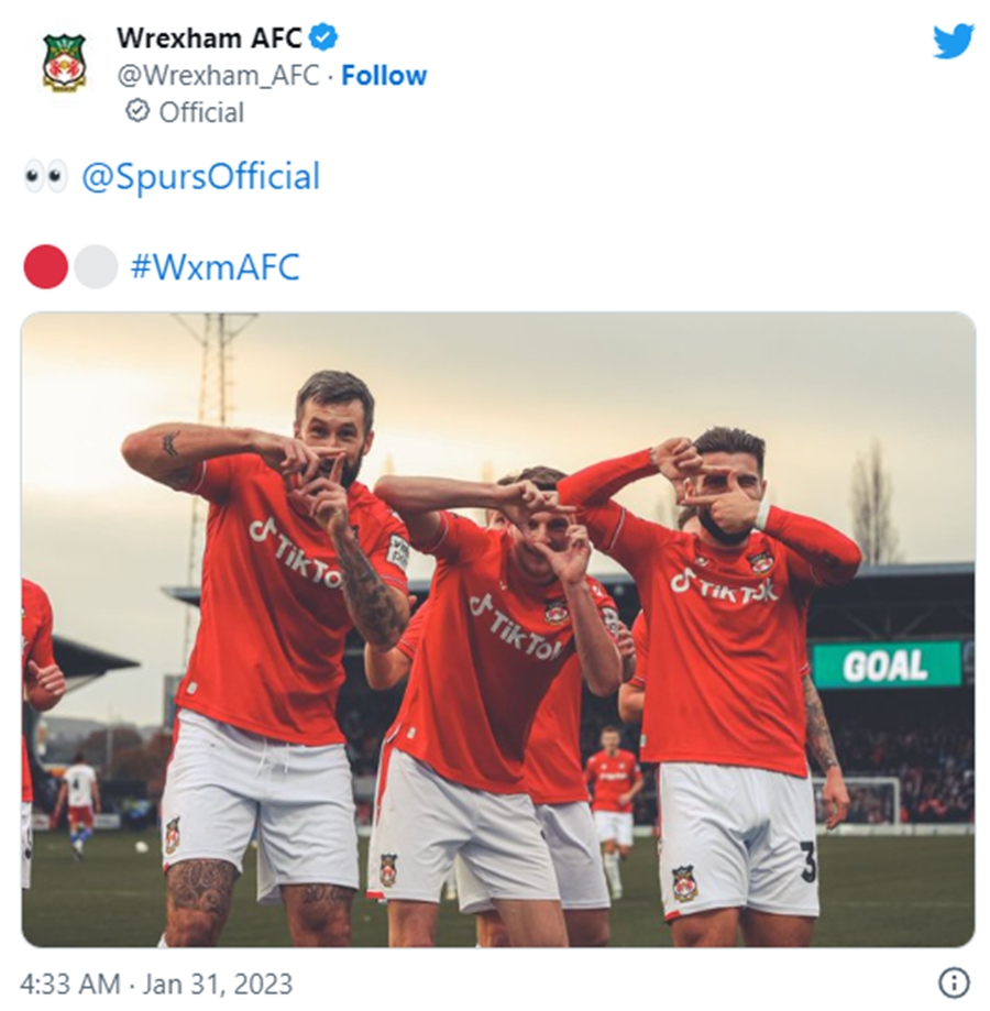 ▲ ⓒ렉스햄 AFC SNS