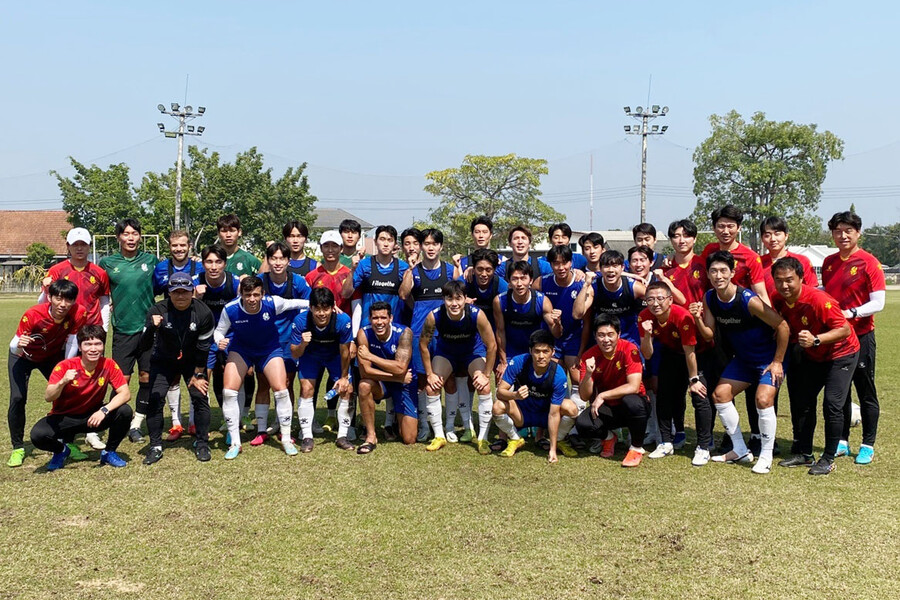 ▲ 광주FC가 태국 치앙라이 전지 훈련을 끝내고 귀국했다. 제주도 서귀포에서 2차 전지 훈련에 나선다.  ⓒ광주FC