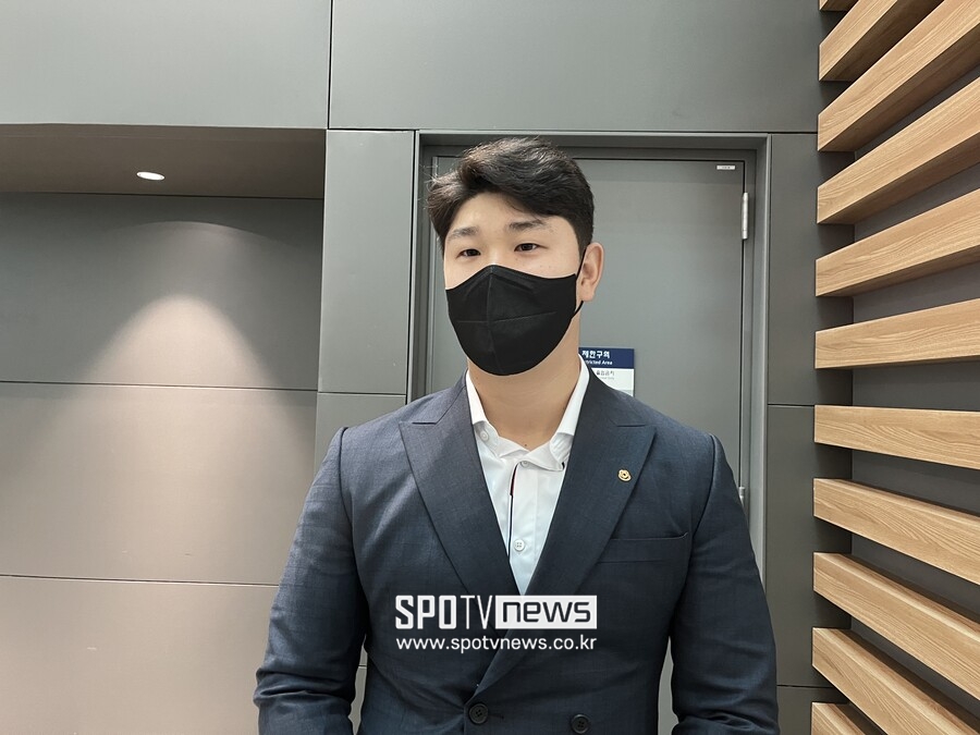 ▲ 한화 이글스 내야수 김인환 ⓒ고유라 기자