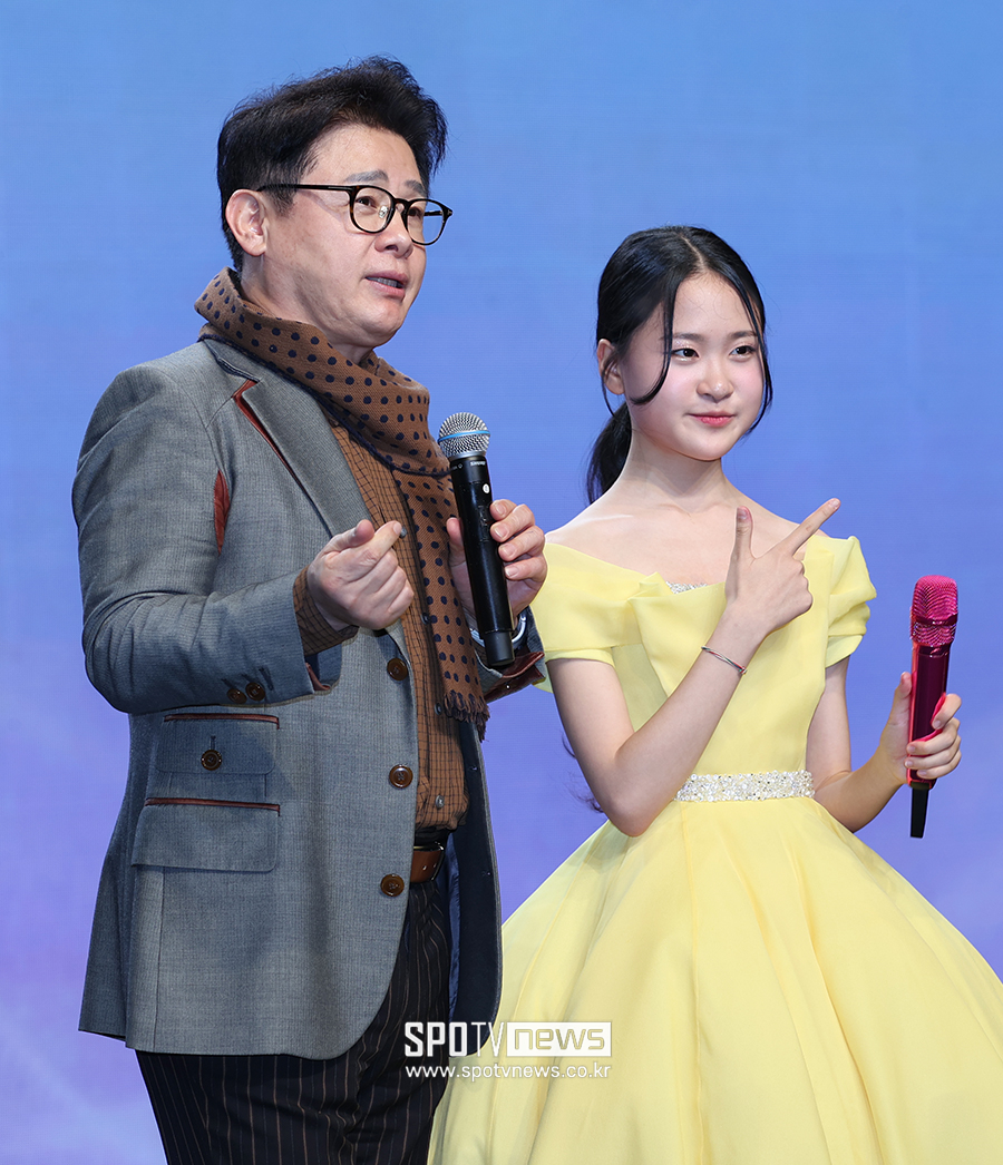 ▲ 김병찬 아나운서 김다현 ⓒ곽혜미 기자