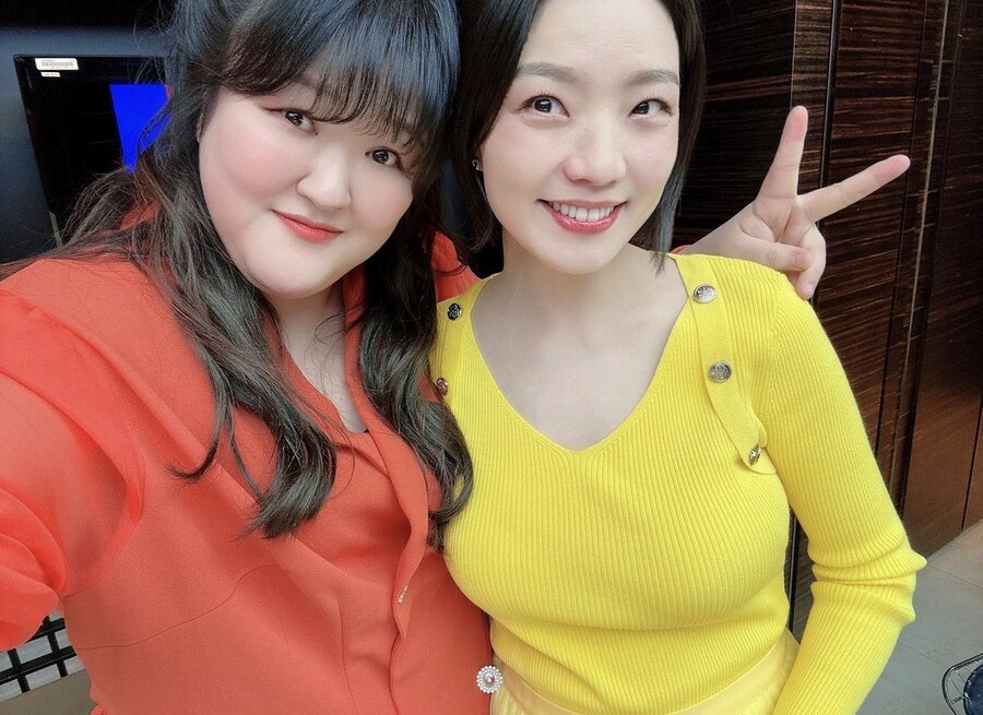 ▲ 이국주(왼쪽), 안영미. 출처ㅣ이국주 SNS
