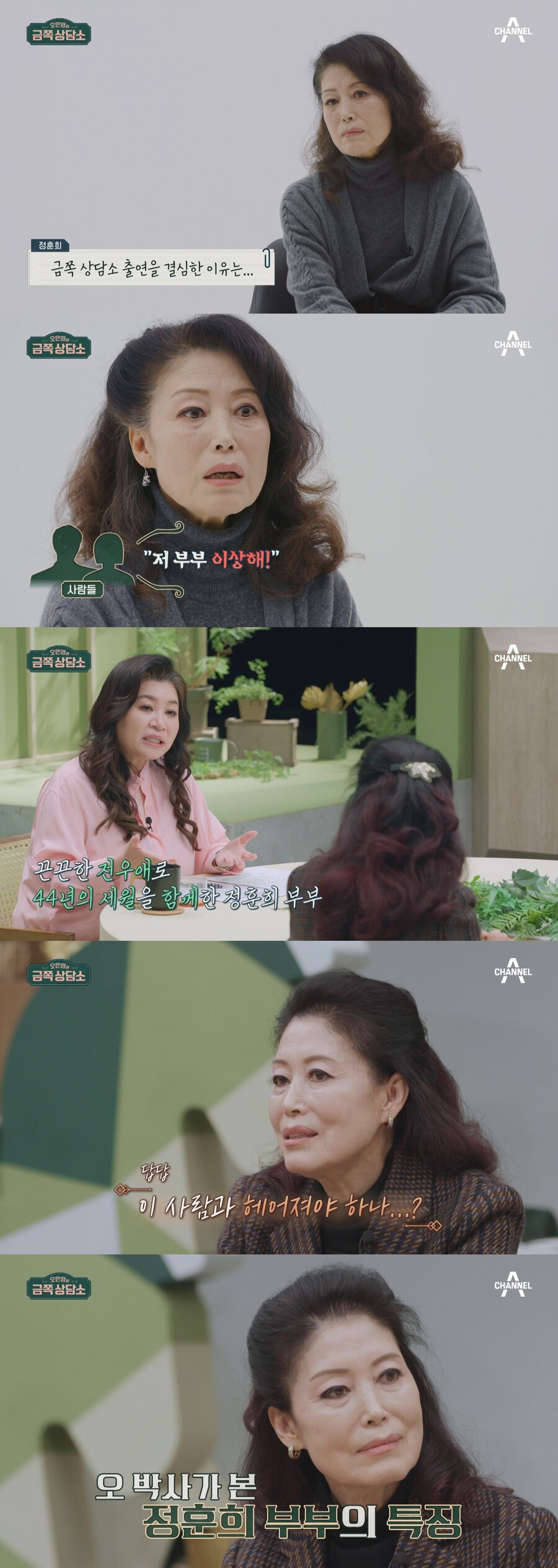 정훈희 "김태화와 혼전 동거→대마 파동에 7년 활동 중단"('금쪽상담소')