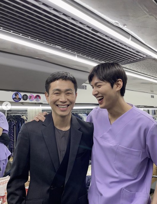 ▲ 오정세(왼쪽), 이민호. 출처| 이민호 인스타그램