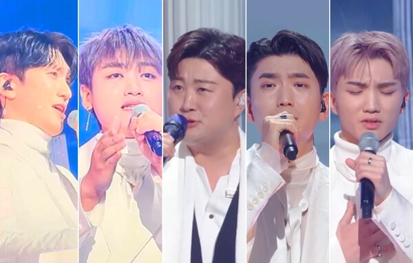 ▲ '불후의 명곡'에 함께 출연하는 김호중(가운데)과 에스페로. 제공|포켓돌스튜디오