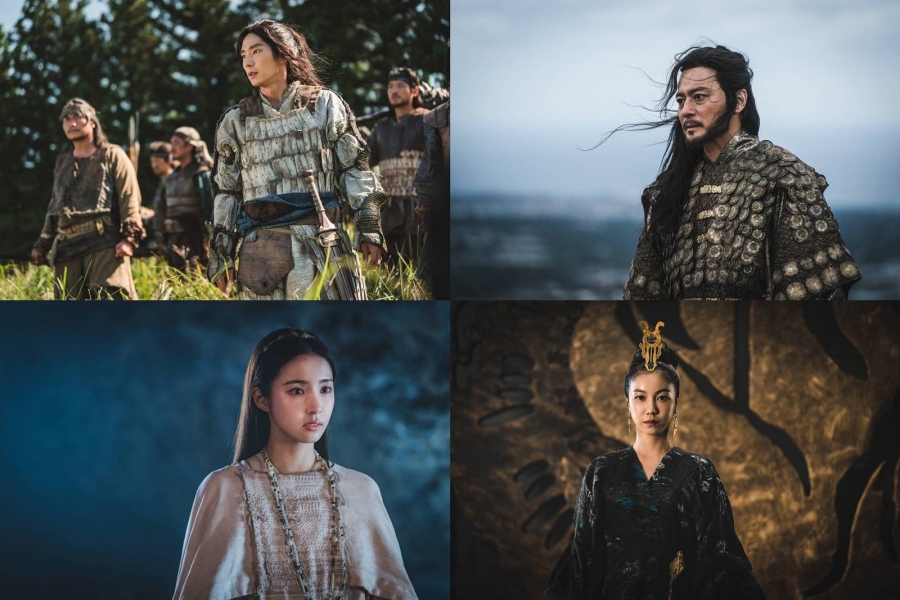 ▲ tvN 새 드라마 '아라문의 검 : 아스달 연대기' 이준기, 장동건, 신세경, 김옥빈. 제공| tvN