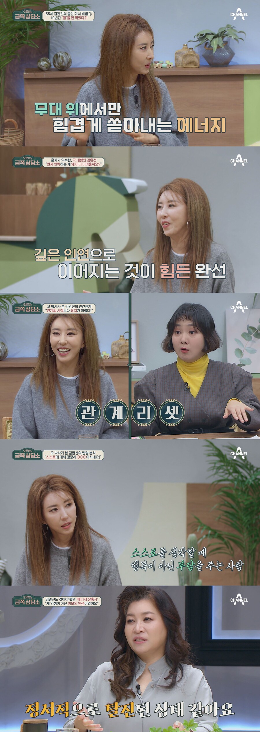 김완선 "13년간 이모에 가스라이팅 당해…수입 0원, 로봇처럼 살아"('금쪽상담소')