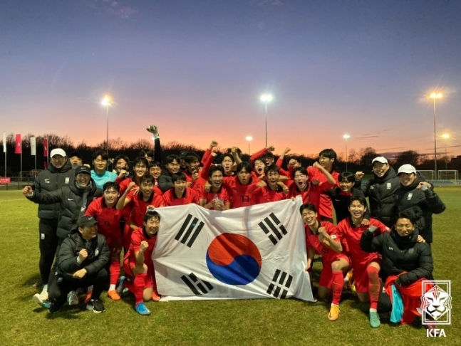 ▲ 17세 이하 축구대표팀이 크로아티아 초청 대회에서 크로아티아, 튀르키예를 연파했다. ⓒ대한축구협회