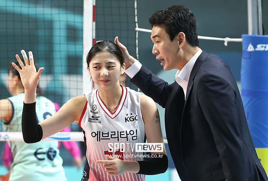 ▲ 박혜민 고희진 감독 ⓒ곽혜미 기자