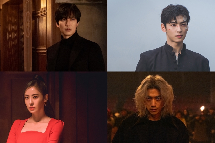 ▲ 티빙 오리지널 '아일랜드2' 배우 김남길, 이다희, 차은우, 성준. 제공| 티빙