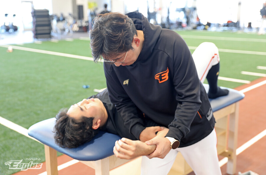 ▲ 한화는 부상 없는 시즌을 위해 스프링캠프부터 공을 들이고 있다. ⓒ 한화 이글스
