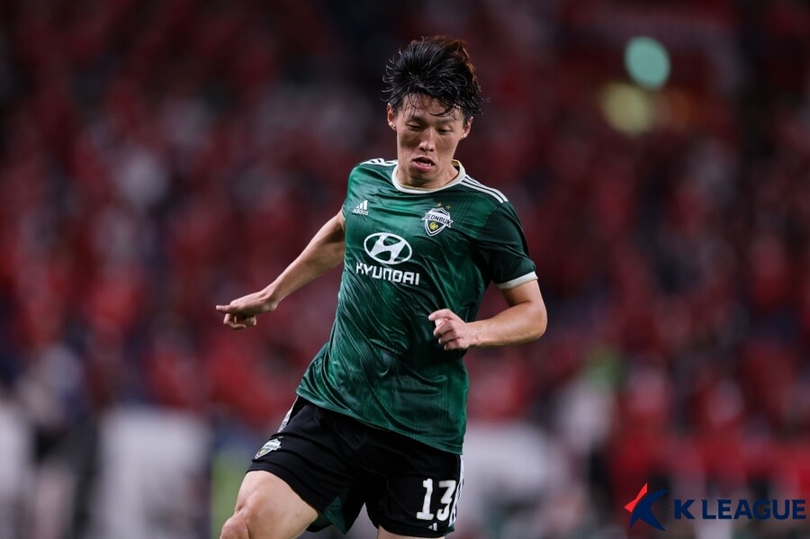 ▲ 전북 현대에서도 주전이었던 김보경 ⓒ한국프로축구연맹