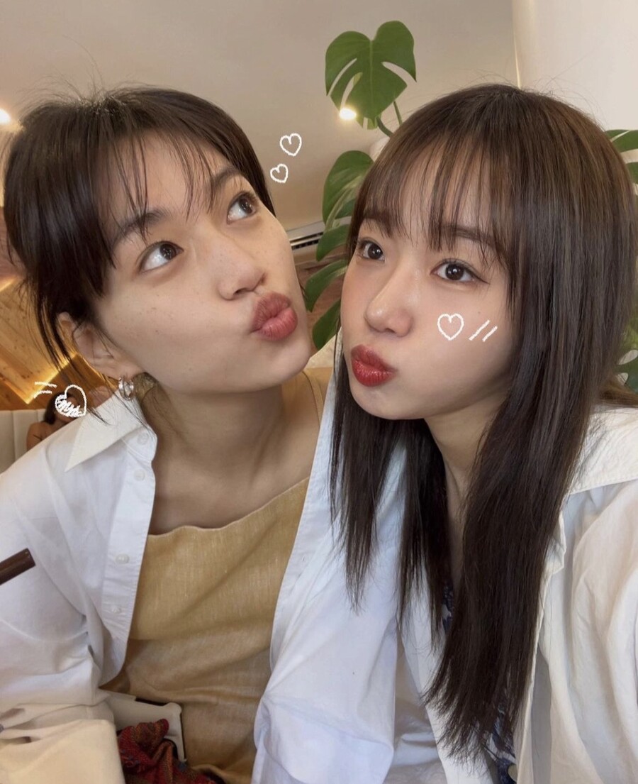 ▲ 김도연(왼쪽), 최유정. 출처ㅣ최유정 SNS