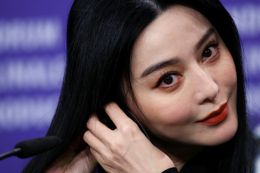 ▲ 베를린 국제영화제에 참석한 판빙빙. ⓒ연합뉴스/ 로이터