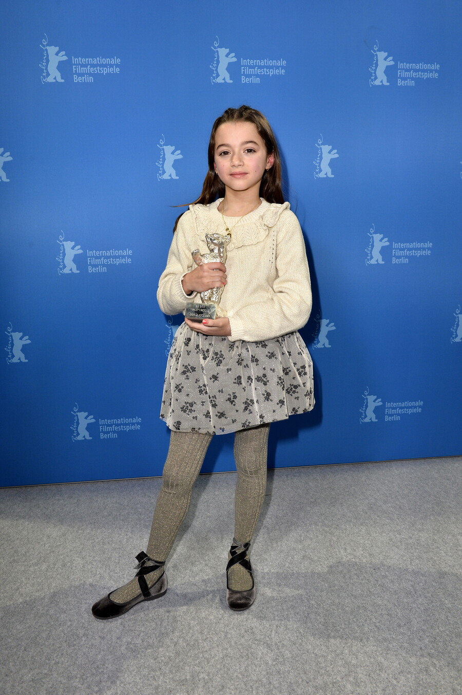 ▲ 제73회 베를린국제영화제 최연소 주연상을 수상한 소피아 오테로. ⓒ연합뉴스/EPA