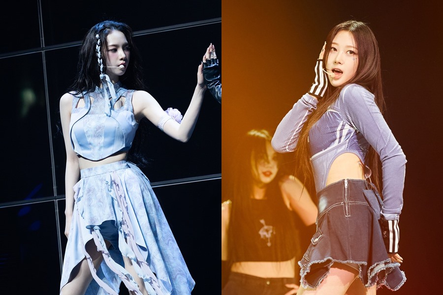 ▲ 카리나(왼쪽), 지젤. 제공ㅣSM엔터테인먼트