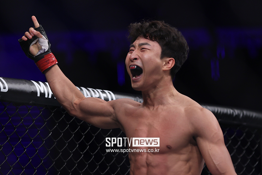 ▲ '코리안 타이거' 이정영은 로드 투 UFC 시즌 1 페더급 우승자로 UFC와 계약했다.