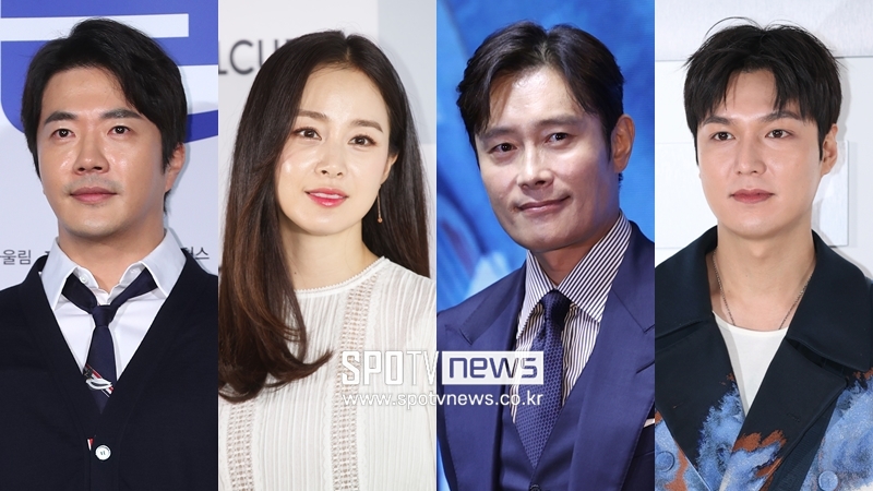 ▲ 권상우, 김태희, 이병헌, 이민호(왼쪽부터). 출처| 스포티비뉴스DB