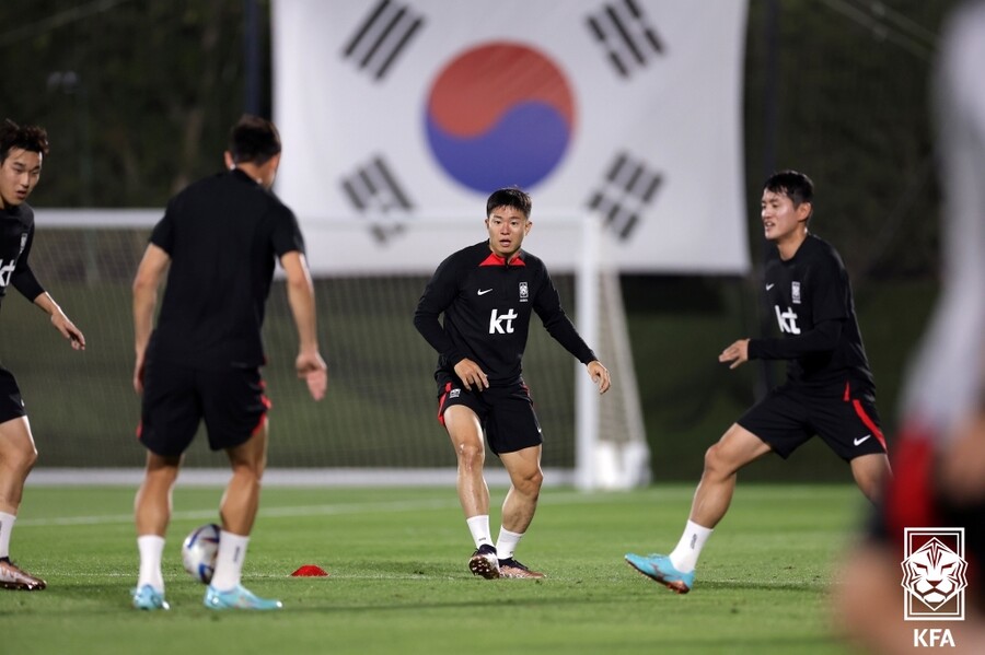 ▲ 2022 카타르 월드컵에도 출전했던 권창훈 ⓒ대한축구협회