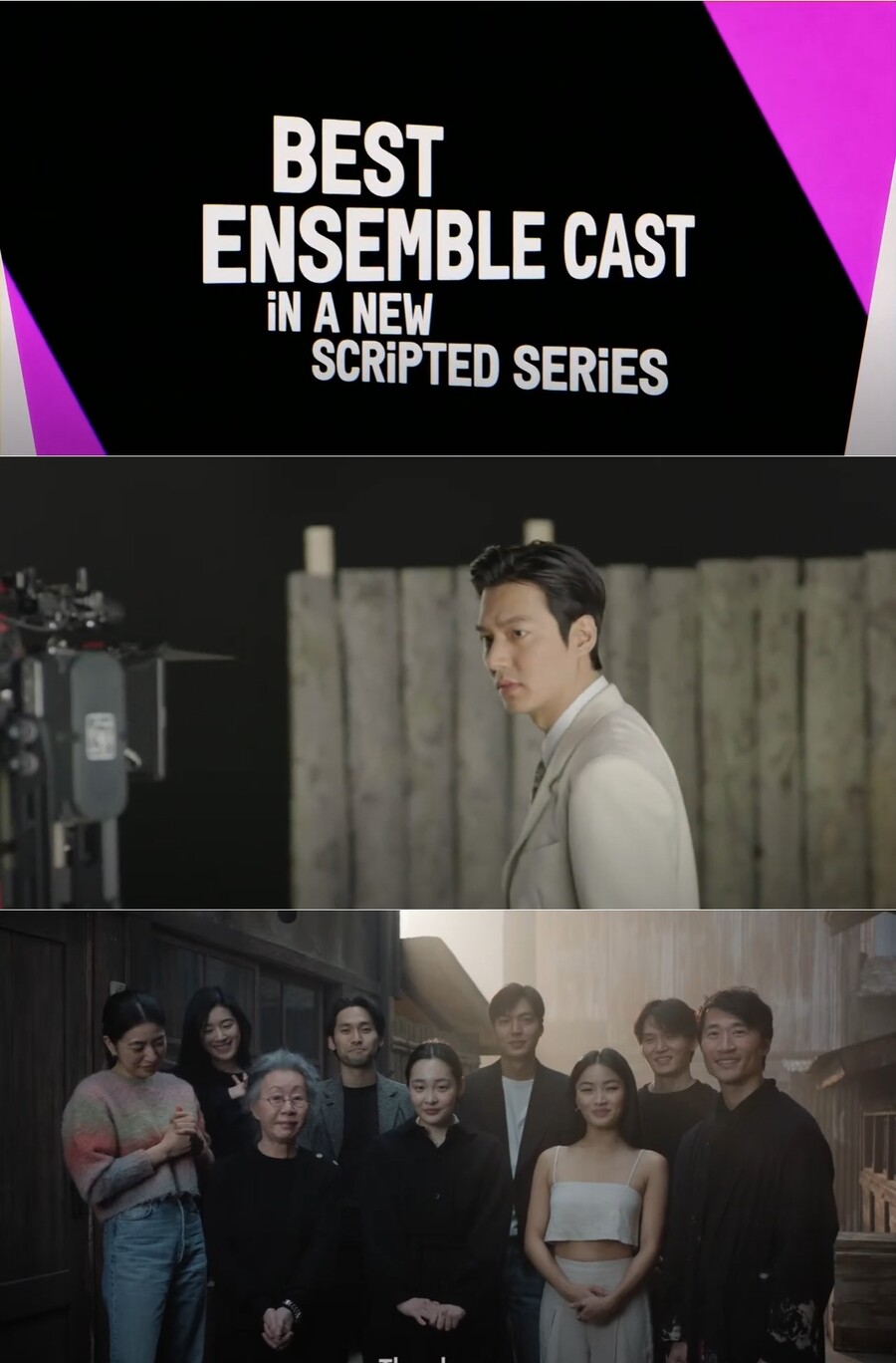 ▲ 이민호. 출처ㅣ애플TV+, 인디펜던트 스피릿 어워즈 캡처