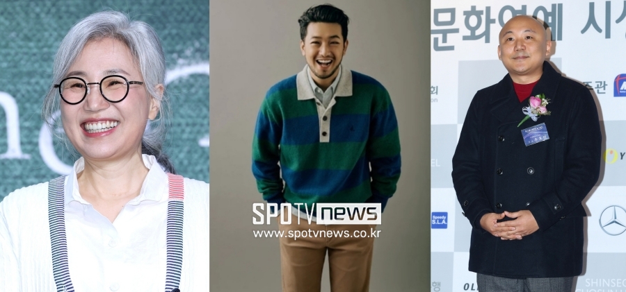 ▲ 김은숙(왼쪽부터), 이말년, 주호민 작가. ⓒ스포티비뉴스DB