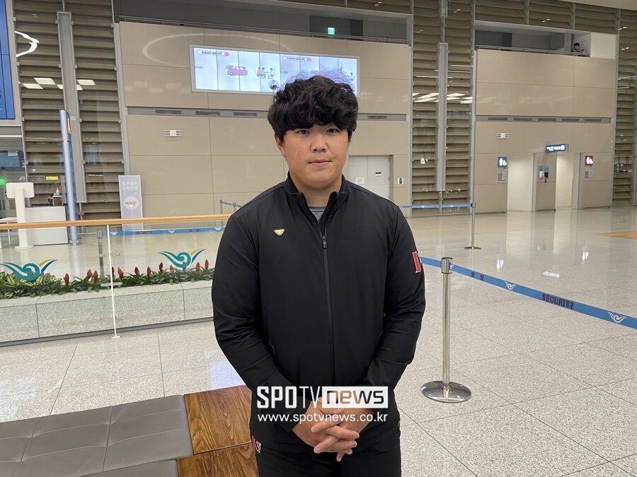 ▲SSG 랜더스 신인 투수 이로운. ⓒ인천공항, 최민우 기자
