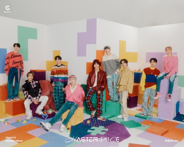 ▲ 새 앨범 '마스터 : 피스'로 돌아온 크래비티가 빌보드와 NME 등 해외 매체로부터 호평을 받고 있다. 제공|스타쉽엔터테인먼트