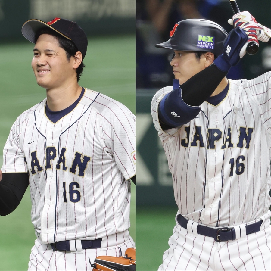 ▲ 투수와 타자 모두 완벽했던 오타니 쇼헤이의 2023년 WBC 첫 경기. ⓒ연합뉴스